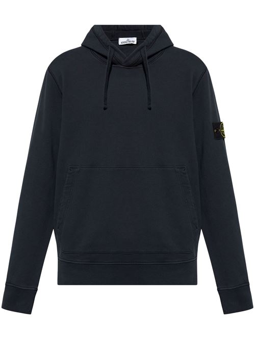 Maglione in jersey di cotone blu navy STONE ISLAND | 156100045S0051V0020